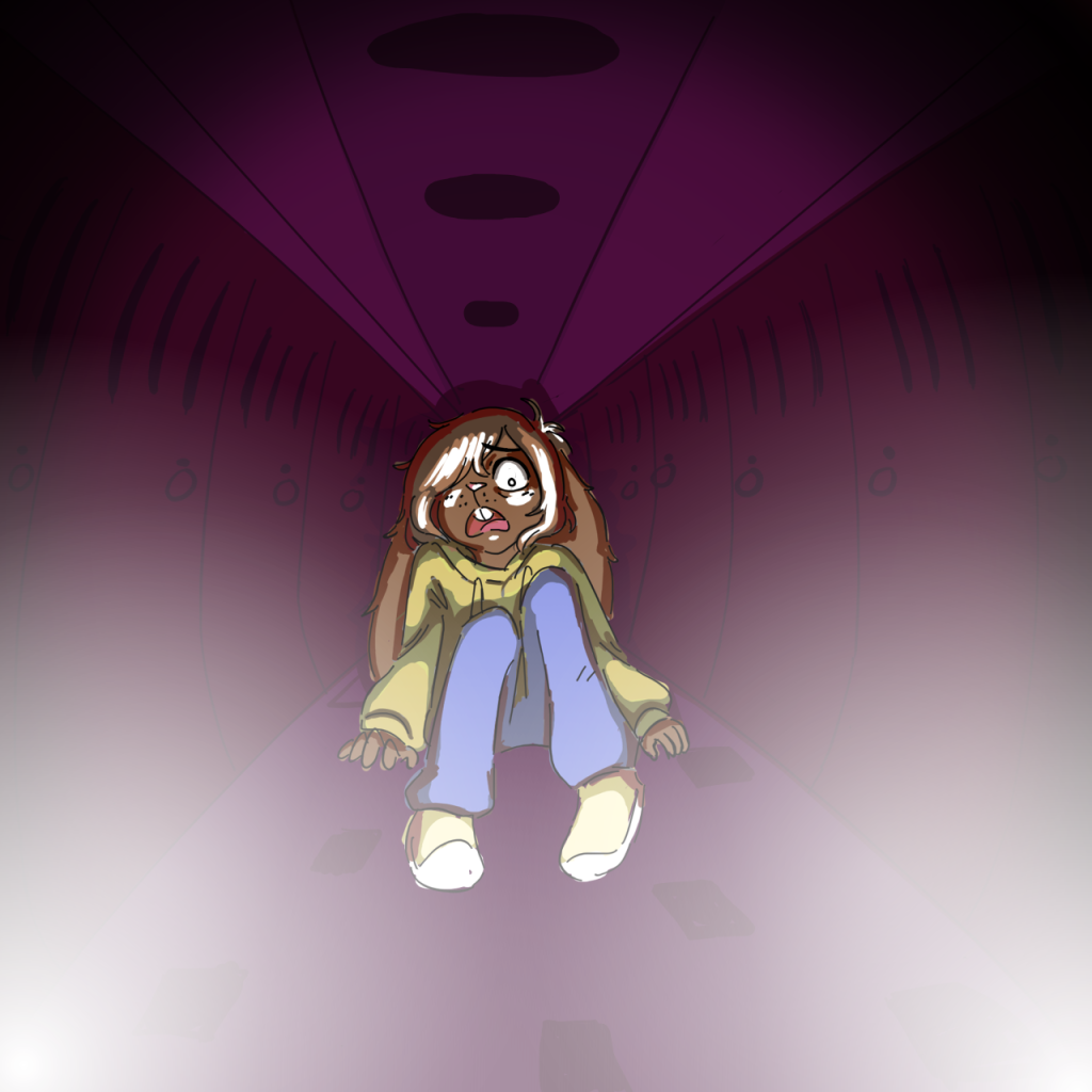 In the classroom halls by YaBoiMikesDraws